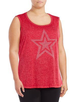 Marc New York Performance Plus Embellished Star Tank
