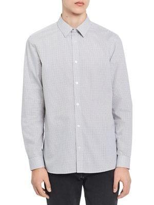 Calvin Klein Geo-print Cotton Shirt