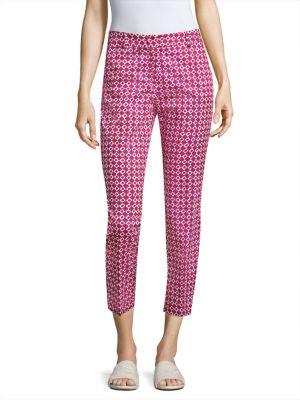 Weekend Max Mara Cico Print Ankle Pants