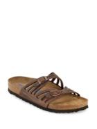 Birkenstock Granada Leather Slip-on Sandals