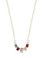 Nadri Verdana Goldtone & Crystal Slider Necklace