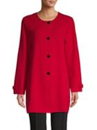 Karl Lagerfeld Paris Button-front Knit Jacket