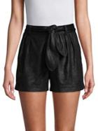 Highline Collective Faux Suede Pleated Cargo Shorts