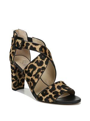 Franco Sarto Hazelle2 Strappy Calf Hair Sandals