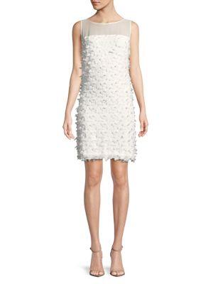 Karl Lagerfeld Paris Butterfly Sheath Dress