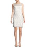 Karl Lagerfeld Paris Butterfly Sheath Dress