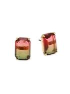 Kate Spade New York 12k Yellow Goldplated & Ombre Glass Stud Earrings