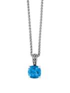 Effy Ocean Bleu Sterling Silver Blue Topaz Pendant Necklace