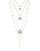 Lucky Brand Semi-precious Stone Openwork Multi-strand Necklace