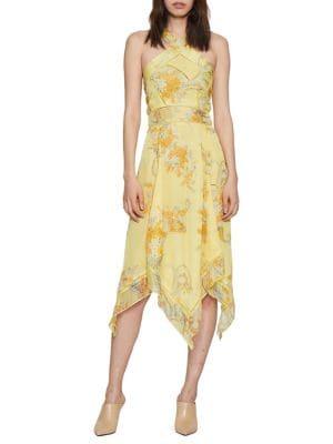 Walter Baker Floral Halter Dress