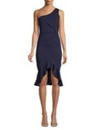 Quiz One-shoulder Sheath Dress