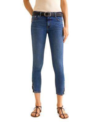 Mango Isa Cropped Skinny Jeans