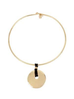 Robert Lee Morris Moonrise Leather Large Hardwire Necklace