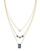 Cole Haan Aurora Sky Crystal Try Layered Necklace