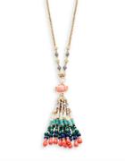 Nanette Lepore Beaded Tassel-accented Necklace