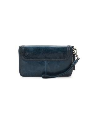 Frye Mel Leather Wristlet