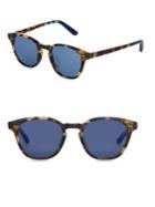 Toms Wyatt 49mm Round Sunglasses