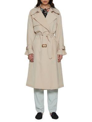 Walter Baker Notch-lapel Trench Coat
