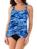 Miraclesuit Lynx Lazuli Dazzle Tankini Top