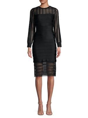 French Connection Vivian Spotlight Knit Sheath Dress