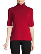 Anne Klein Elbow-length Sleeve Turtleneck