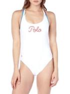 Polo Ralph Lauren Icon Core Embroidered One Piece Swimsuit