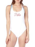 Polo Ralph Lauren Icon Core Embroidered One Piece Swimsuit