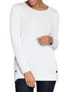 Nic+zoe Looking Forward Button Seam Top