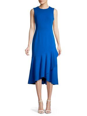 Calvin Klein Ruffled Fit-&-flare Dress