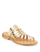 Cocobelle Palermo Strappy Leather Slide Sandals