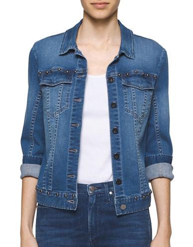 Calvin Klein Jeans Studded Denim Trucker Jacket