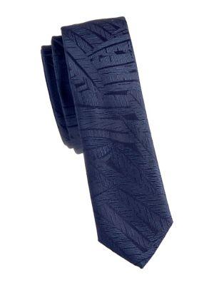 Hugo Boss Wool & Silk Palm-leaf Tie