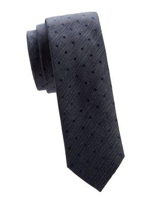 Hugo Textured Square Print Silk Tie