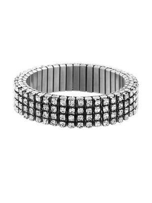 Steve Madden Casted Stone Bar Stretch Bracelet