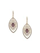 Lonna & Lilly Crystal Cut-out Drop Earrings