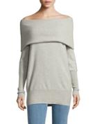 Lord & Taylor Off-the-shoulder Cashmere Sweater