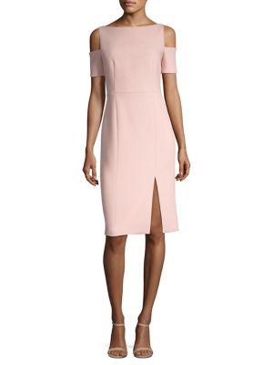 Hugo Boss Denaka Cold-shoulder Sheath Dress