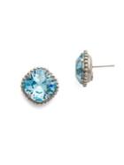 Sorrelli Essentials Cushion-cut Swarovski Crystal Solitaire Earrings
