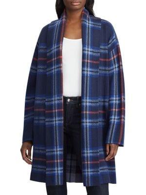 Lauren Ralph Lauren Plaid Cotton-blend Cardigan