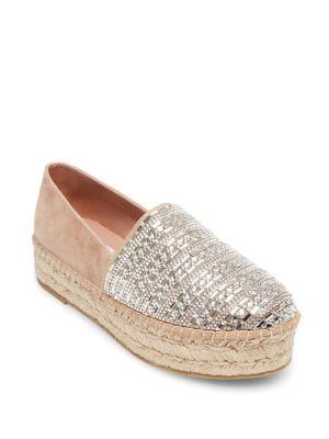 Steve Madden Proud Microsuede Embellished Espadrilles