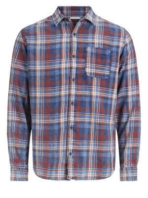 Jack & Jones Plaid Slim-fit Button-down Shirt
