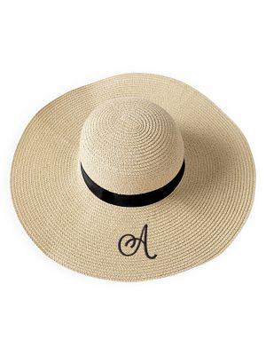 Cathy's Concepts Personalized Straw Sun Hat
