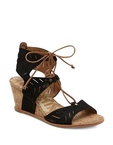 Dv By Dolce Vita Langly Leather Wedge Sandals