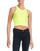 Design Lab Lord & Taylor Ribbed Cropped Tank