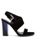 Calvin Klein Carina Heeled Suede Dress Sandals