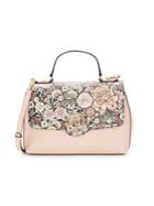 Karl Lagerfeld Paris Reina Floral Faux-leather Satchel