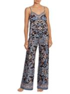 In Bloom Julia Two-piece Printed Camisole & Pants Set
