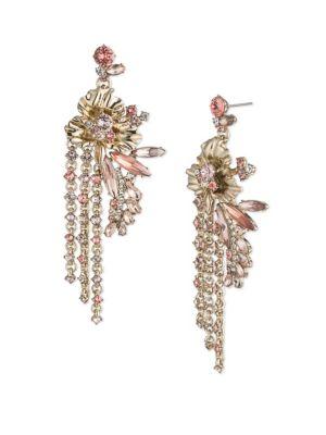 Givenchy Multi-stone Fringe Drop Earrings
