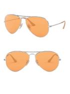 Ray-ban 58mm Aviator Polarized Sunglasses