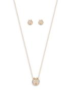 Swarovski Bella Crystals Pendant Necklace And Stud Earrings Set